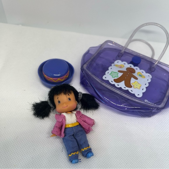 2003 Bandai Strawberry Shortcake Berry Cute Girls Ginger Snap w Tote - Picture 1 of 3